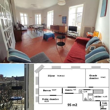 Les 7 Balcons, Comedie-Gare, Parking, Spacieux Lumineux Appt Haussmannien Montpellier Luaran gambar