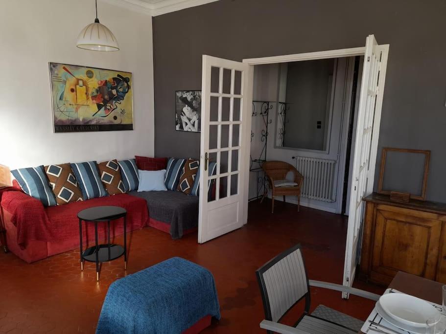 Les 7 Balcons, Comedie-Gare, Parking, Spacieux Lumineux Appt Haussmannien Montpellier Luaran gambar